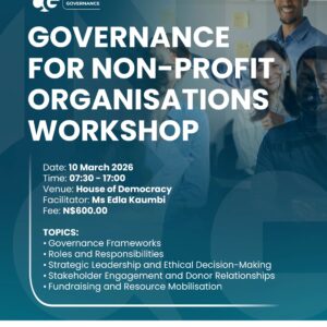 Governance For Non-Profit Organisations Workshop