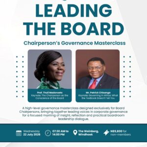 Leading The Board: Chairperson's Governance Masterclass