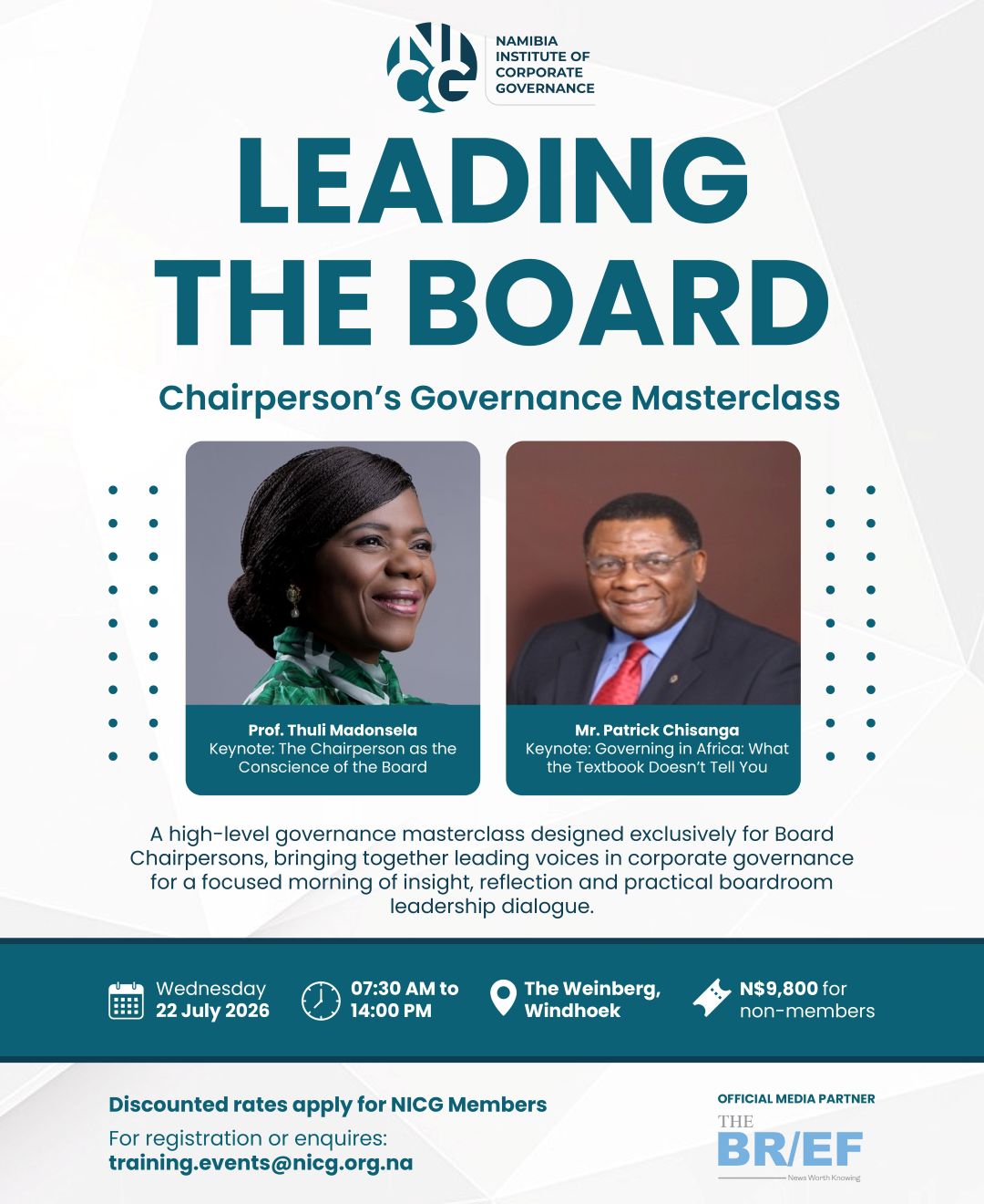 Leading The Board: Chairperson's Governance Masterclass